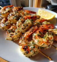 grilled rosemary shrimp