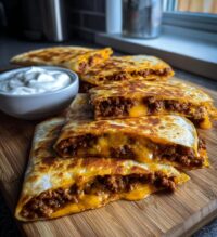 ground beef quesadillas