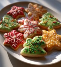 happy new year cookies decorated