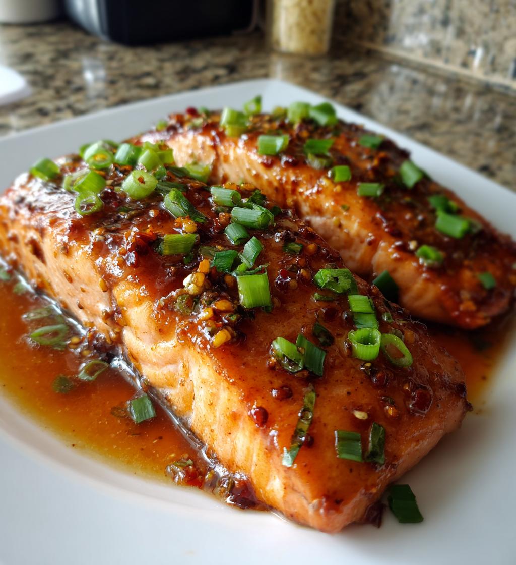 honey garlic glazed salmon