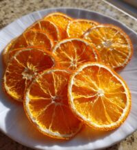 how to dry orange slices