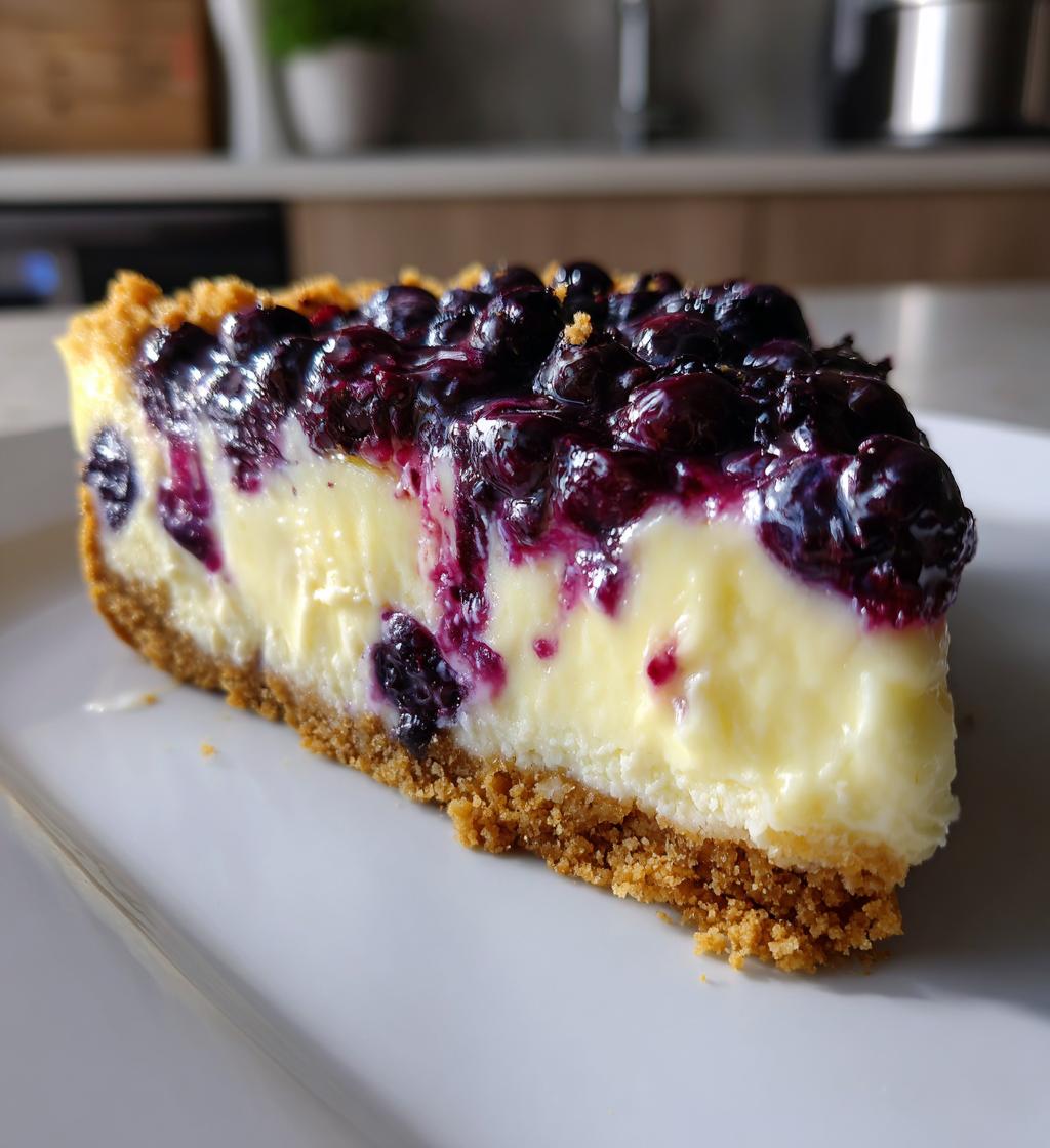 lemon blueberry cheesecake