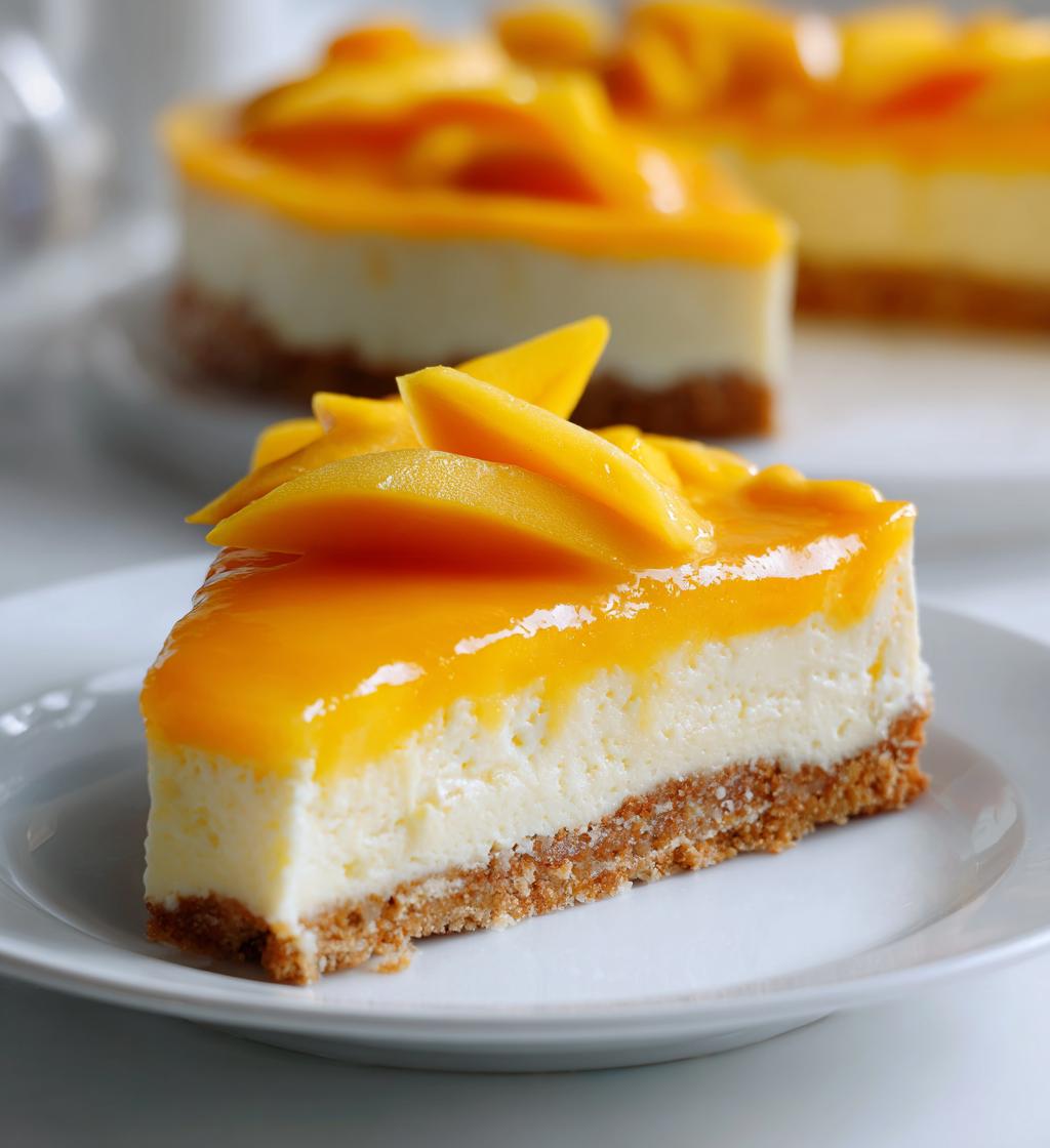mango cheesecake