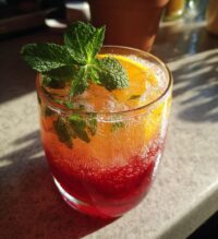 new year mocktail