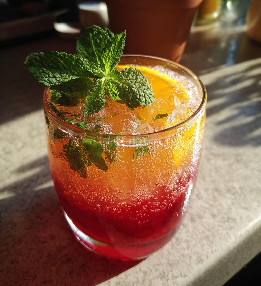 new year mocktail
