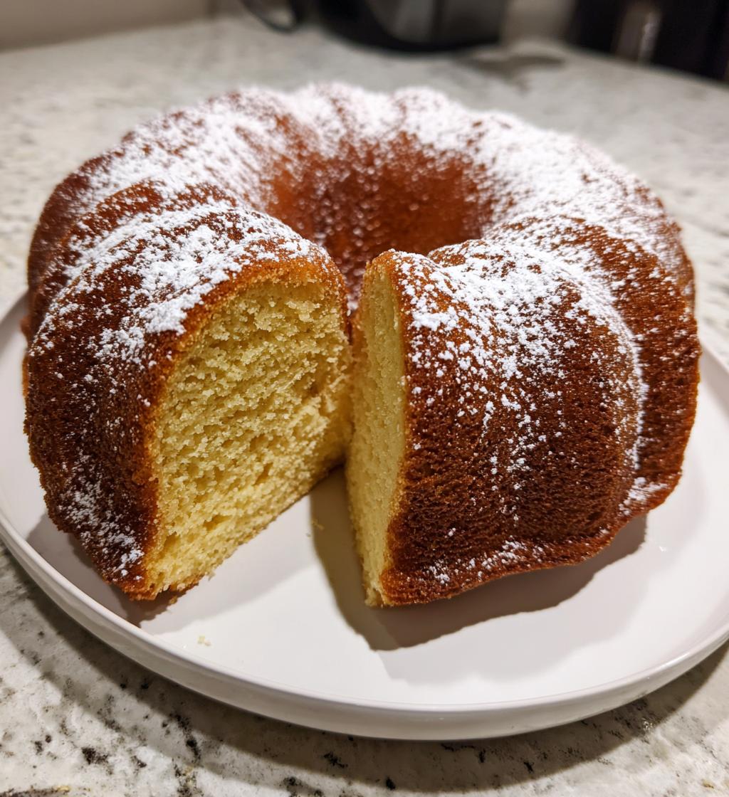 new years bundt cake