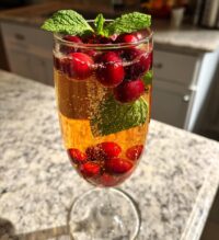 new years champagne cocktails