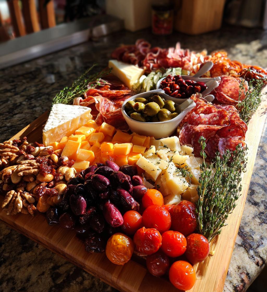 new years charcuterie board