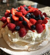 new years pavlova