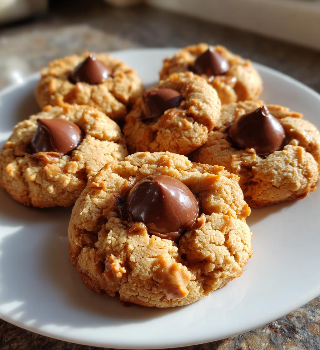 peanut butter blossom cookies