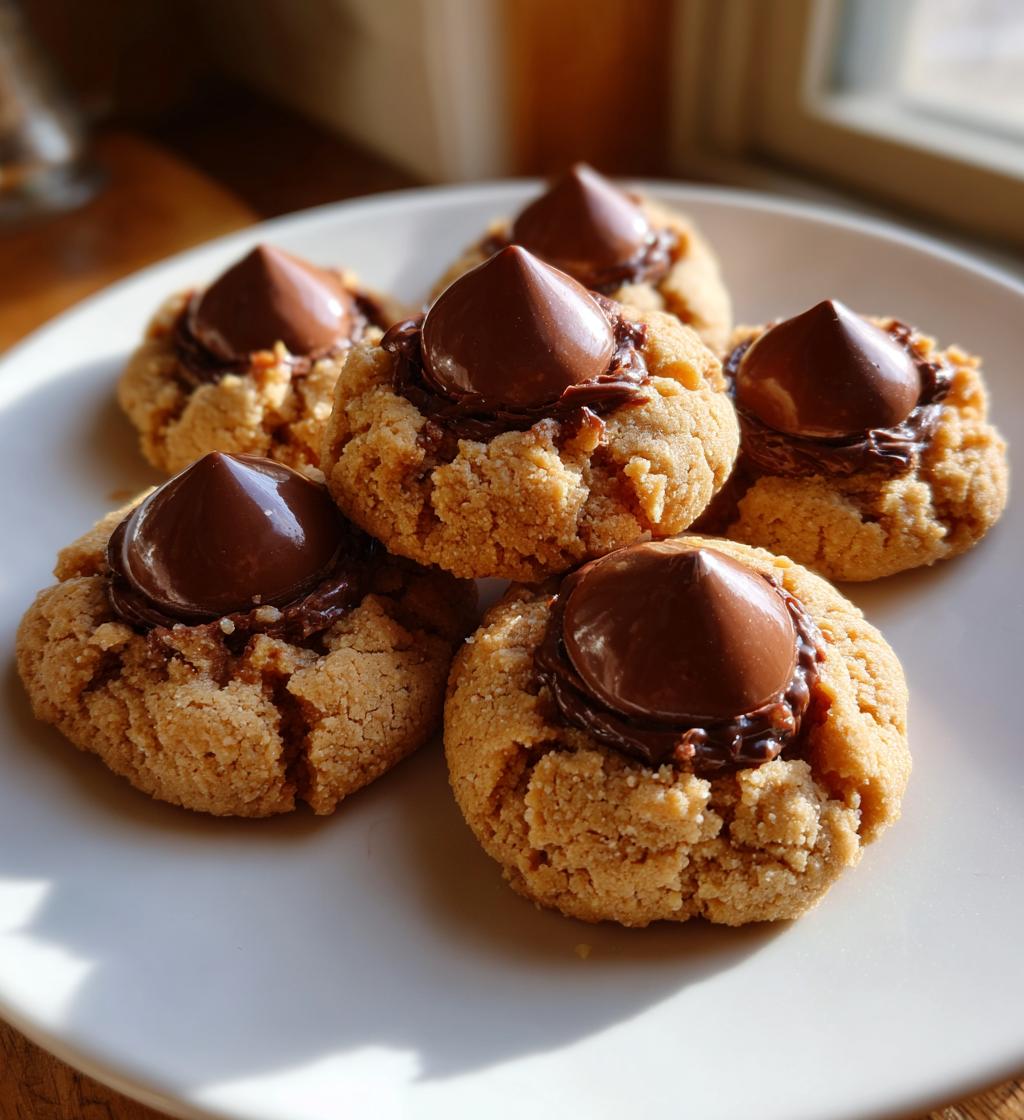 peanut butter blossom cookies
