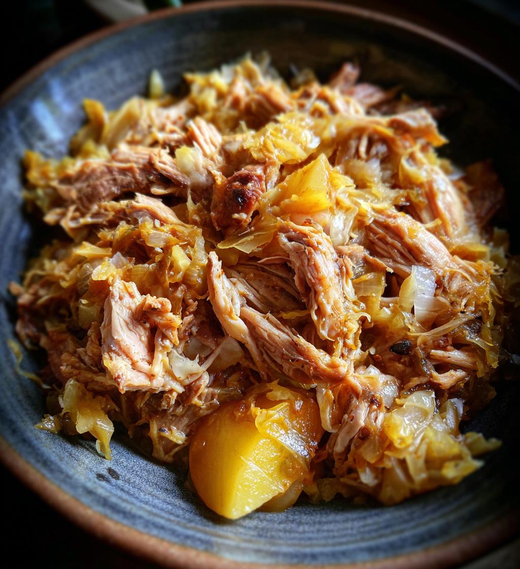 pork and sauerkraut crockpot