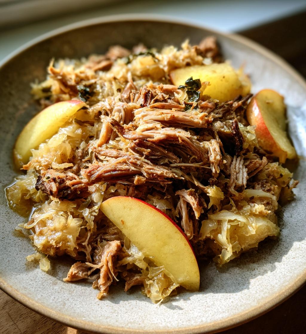 pork and sauerkraut crockpot