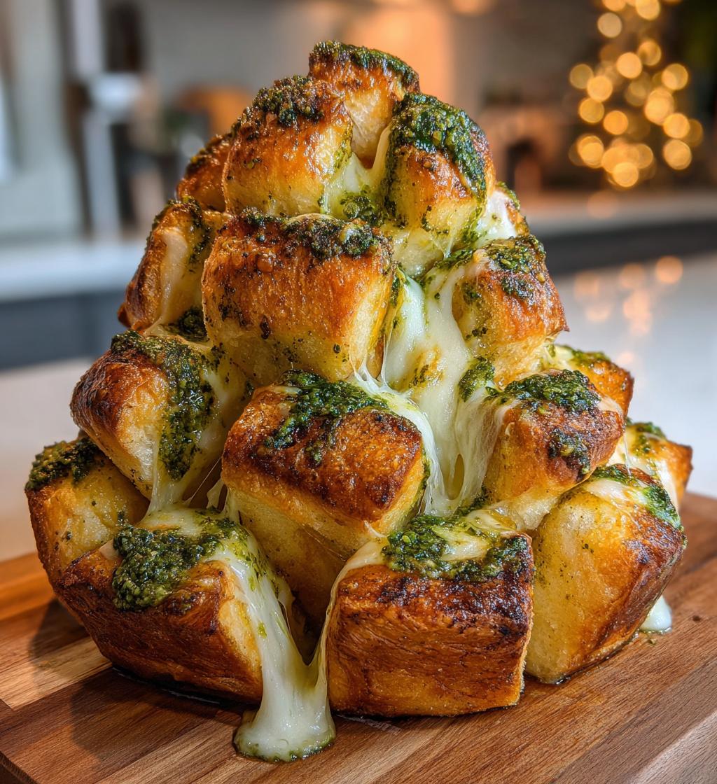 pull apart christmas tree bread