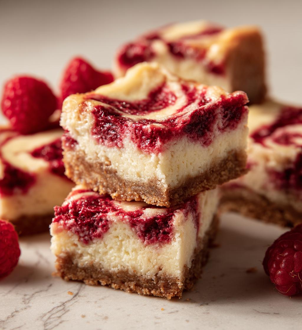 raspberry cheesecake bars