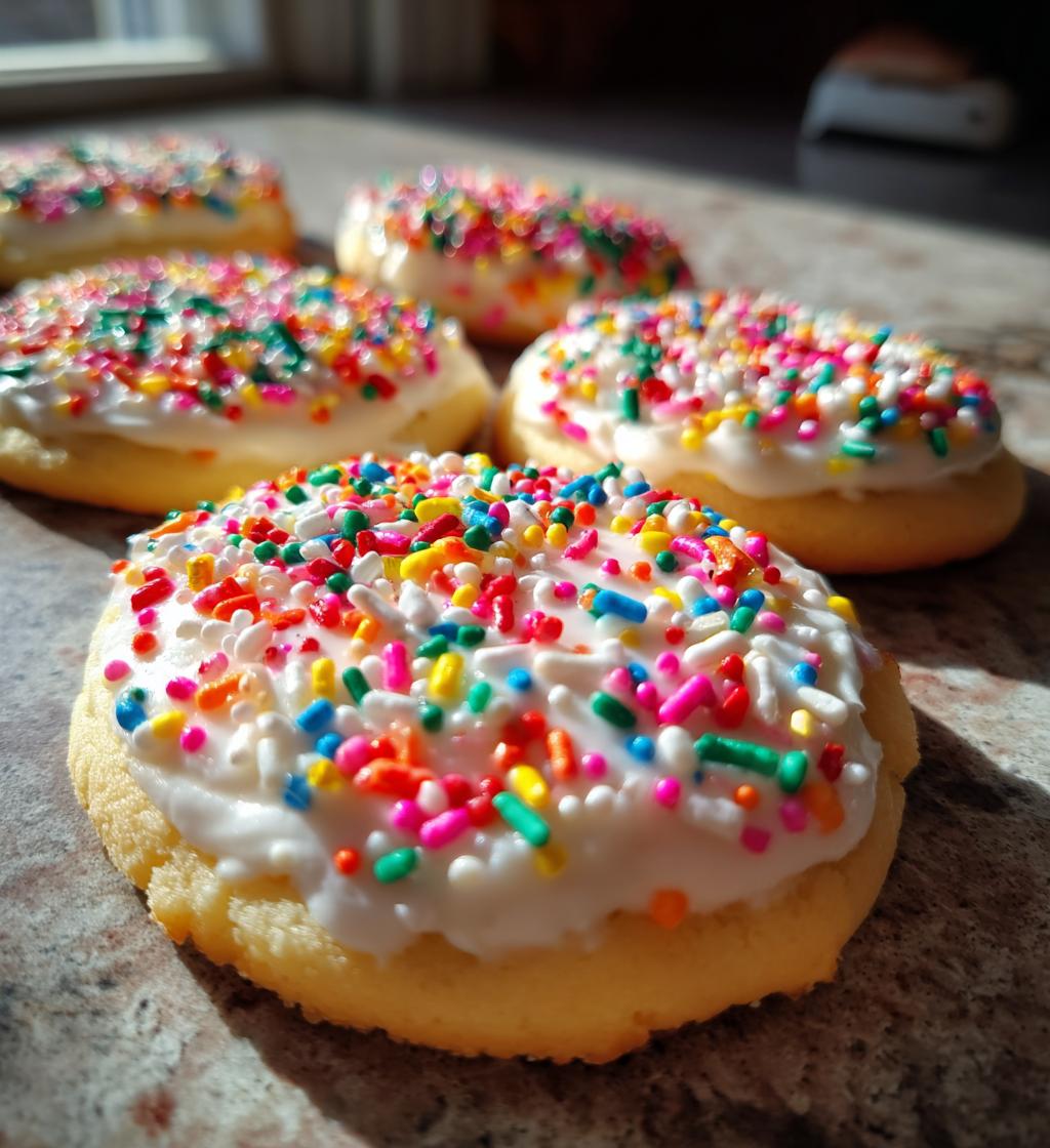 round christmas cookies decorated