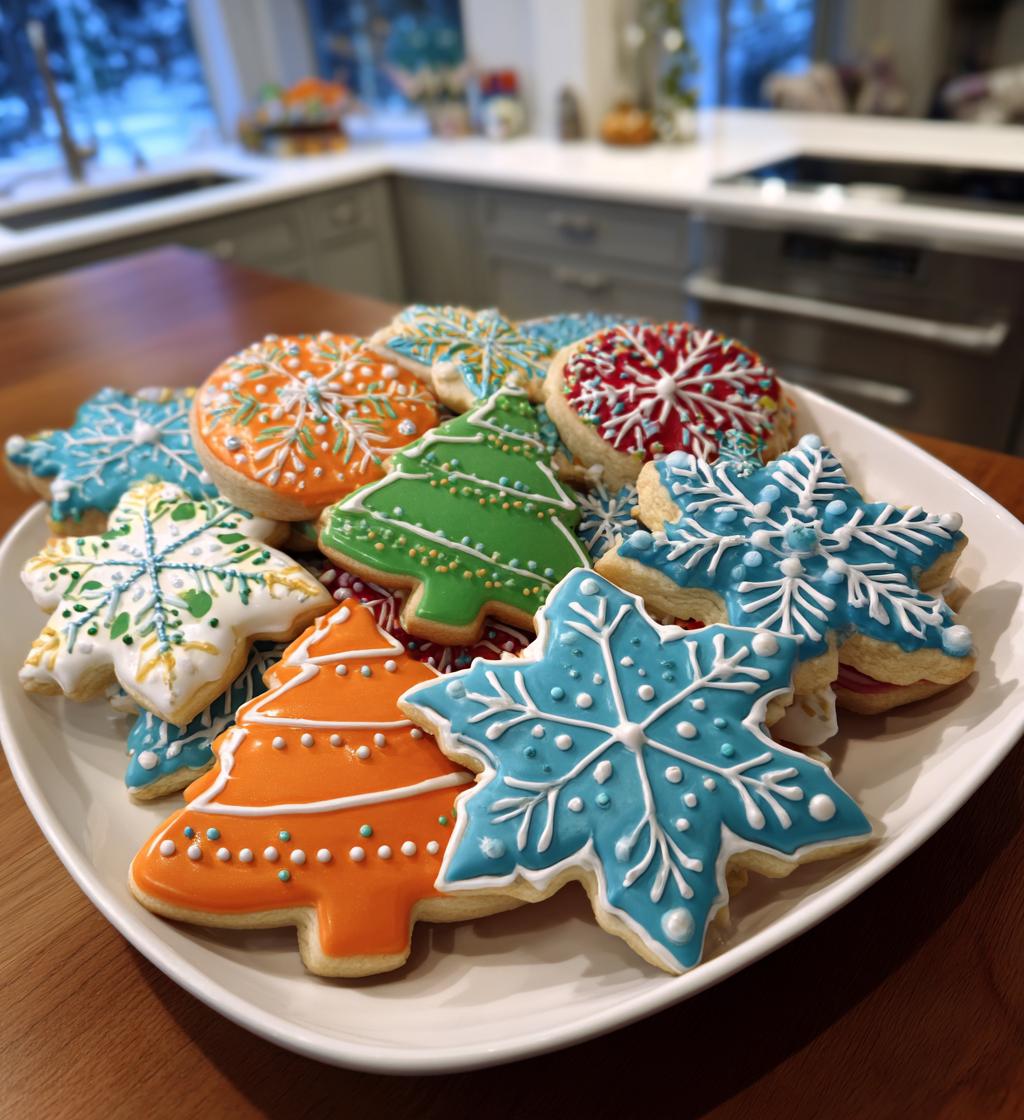 royal icing christmas cookies
