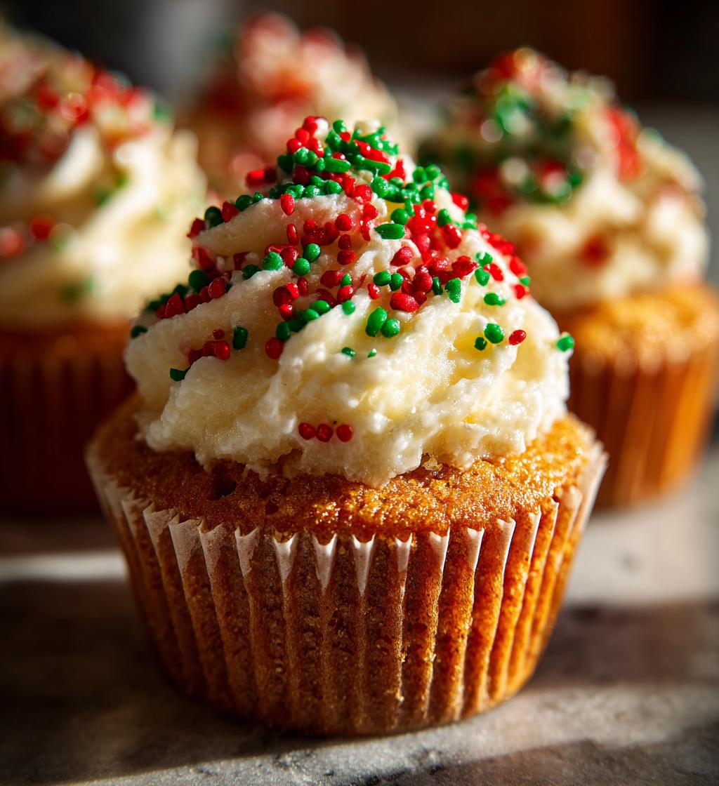 simple christmas cupcakes