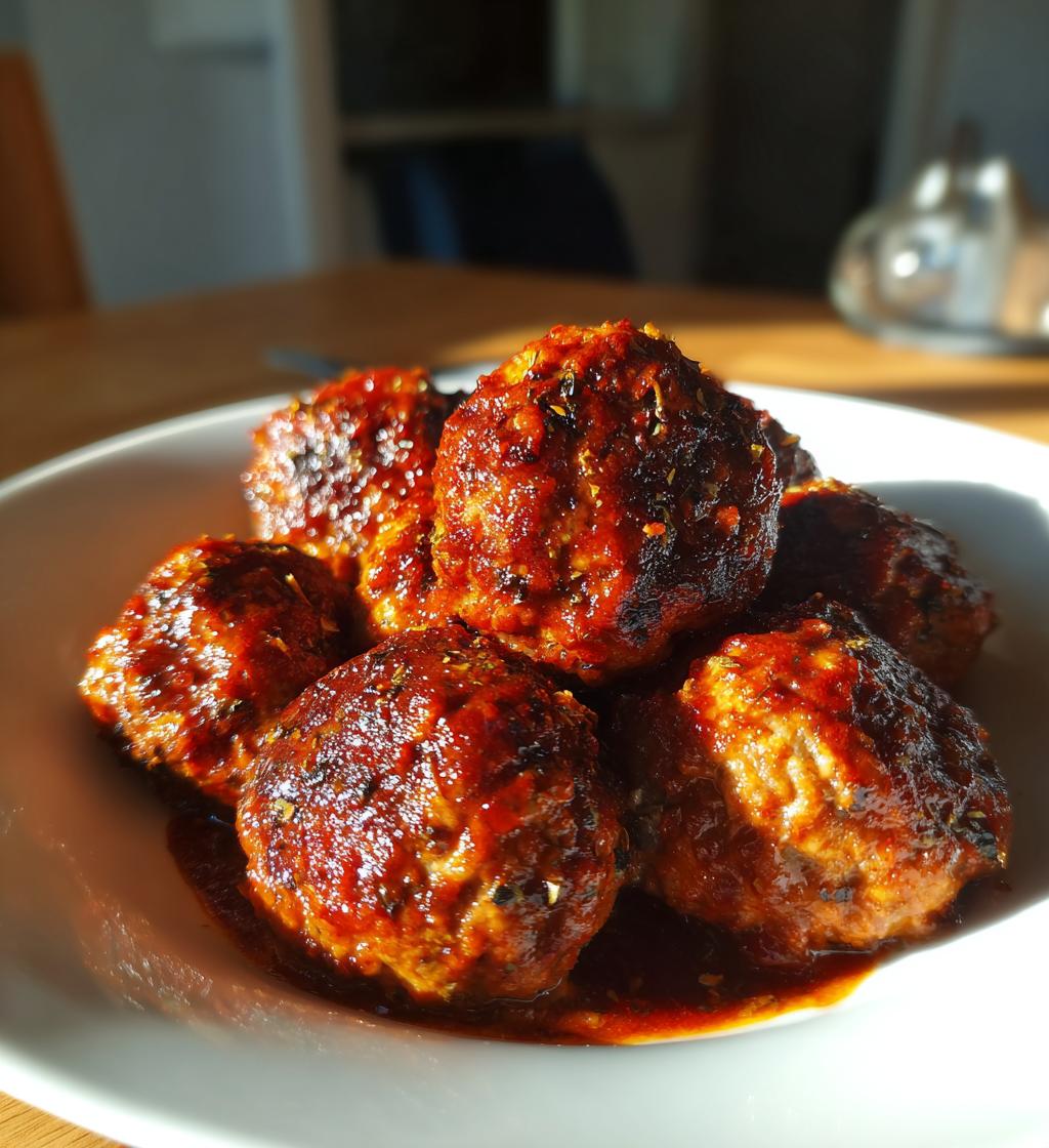 slow cooker bbq meatballs