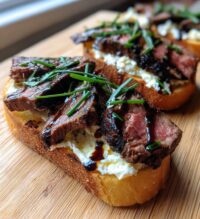 steak crostini