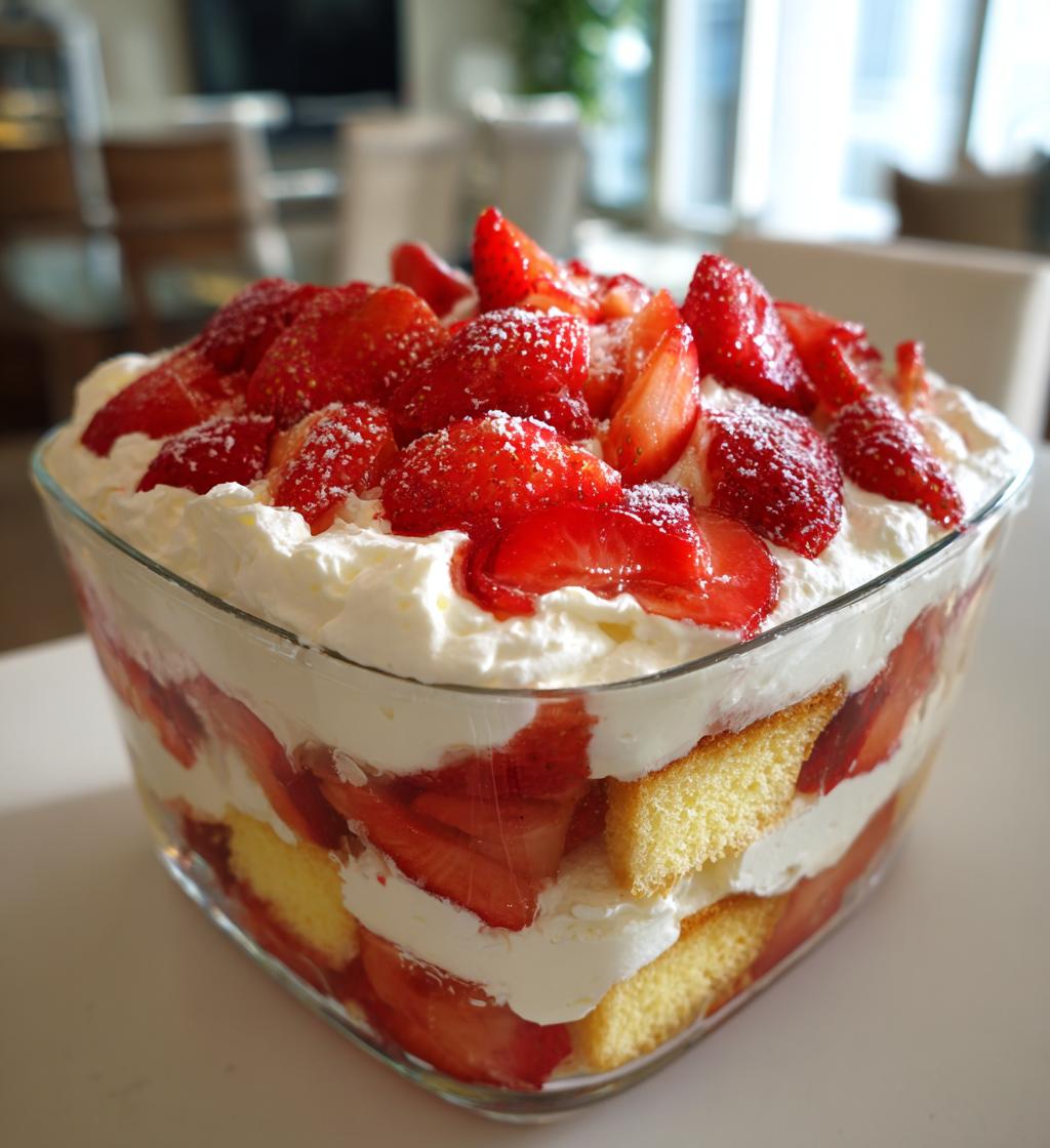 strawberry trifle