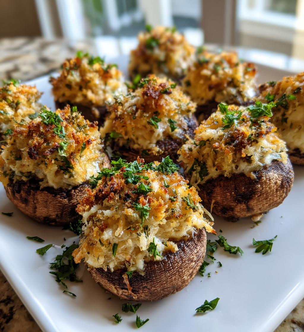stuffed mushrooms