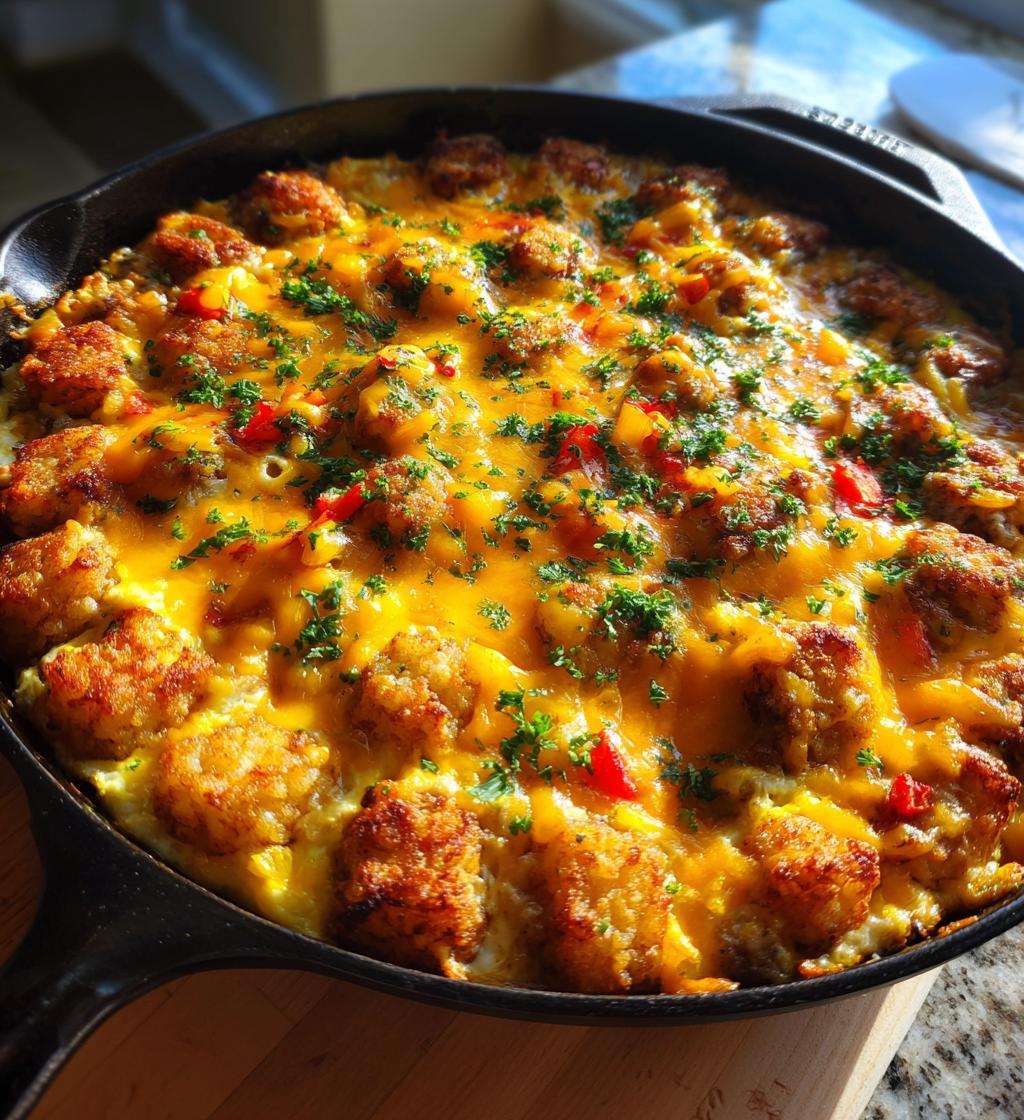 tater tot breakfast casserole