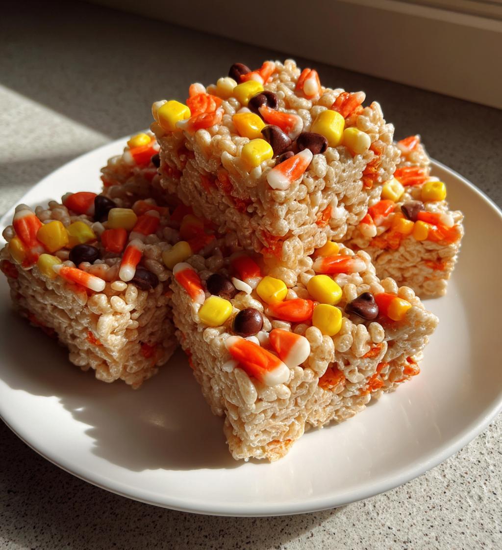 thanksgiving rice krispie treats