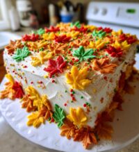 thanksgiving sheet cakes decorated