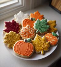 thanksgiving sugar cookies decorated