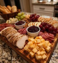 thanksgiving turkey charcuterie board
