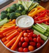 thanksgiving vegetable tray