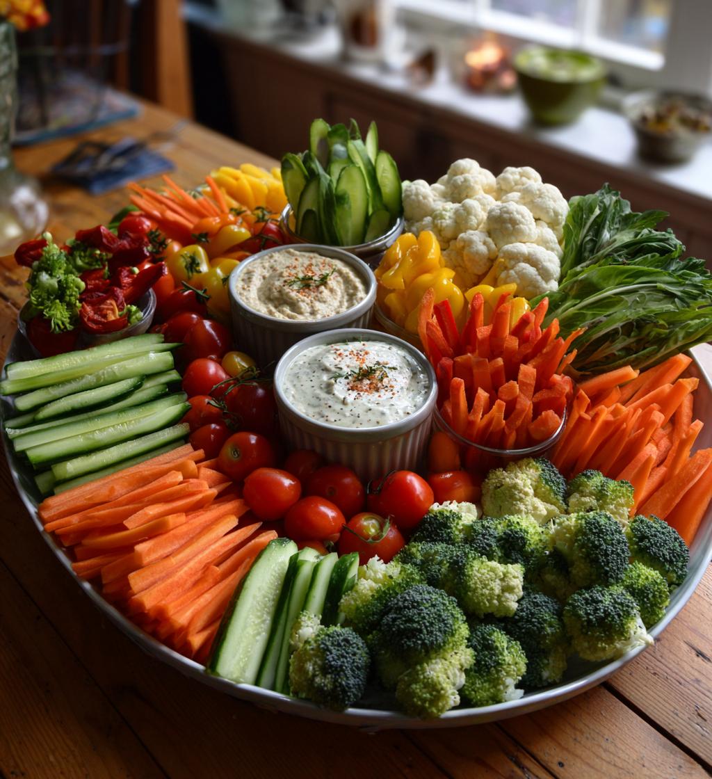 thanksgiving veggie tray ideas