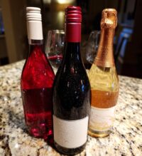 thanksgiving wine bottle