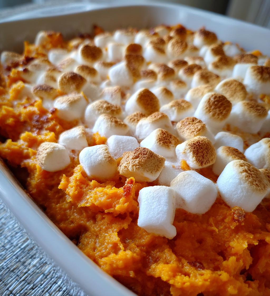 thanksgiving yams marshmallows