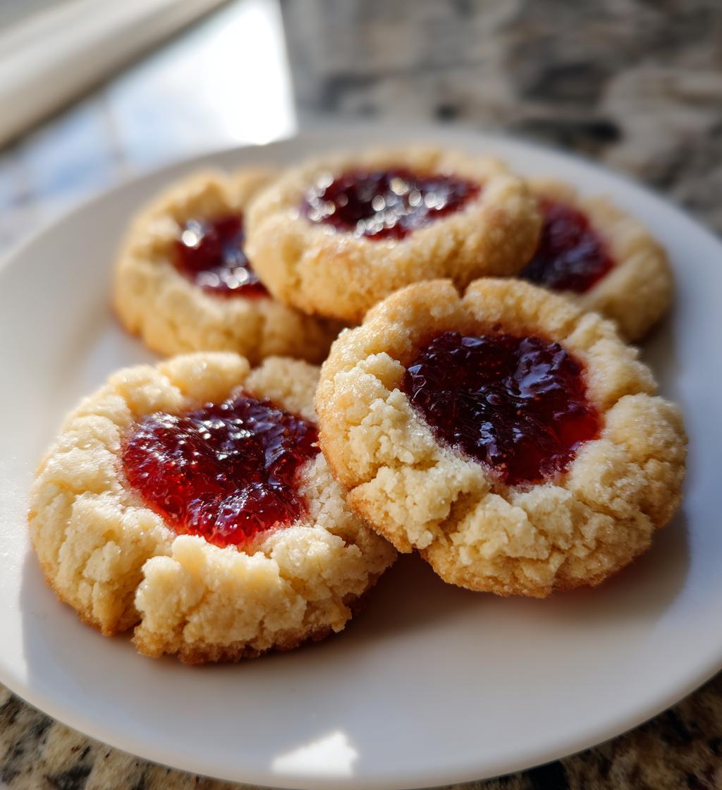 thumb print cookies recipes christmas