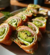 turkey avocado roll ups