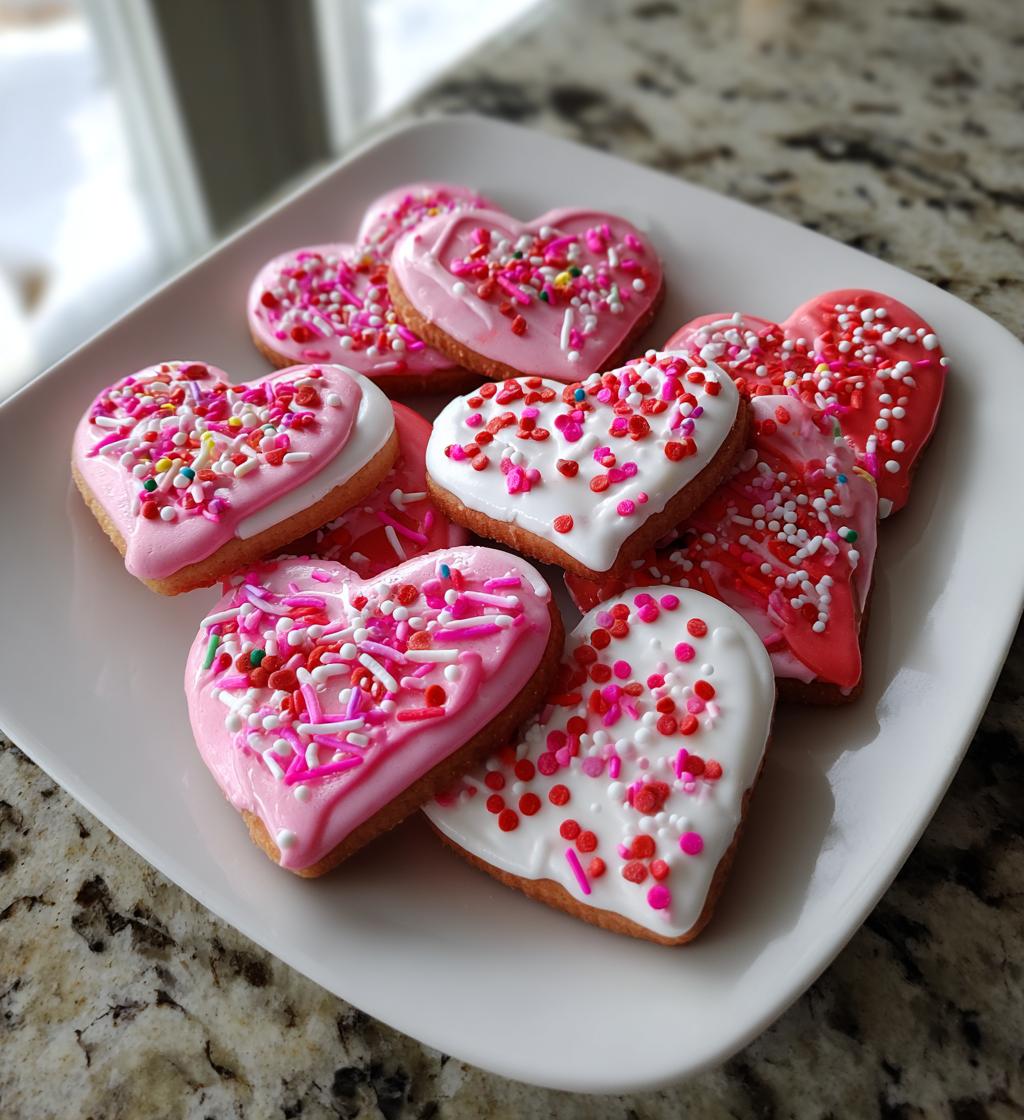valentines cookies decorated ideas