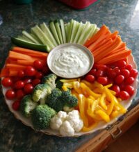 veggie tray for thanksgiving