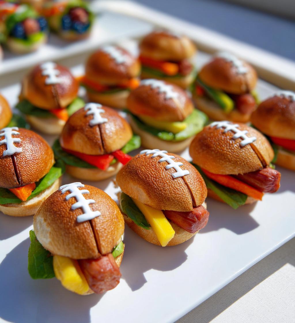1st birthday football theme food
