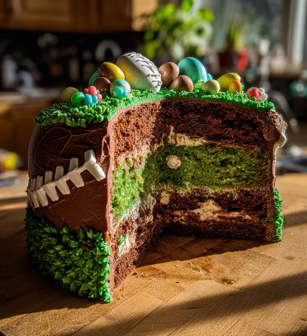 1st year down football birthday cake