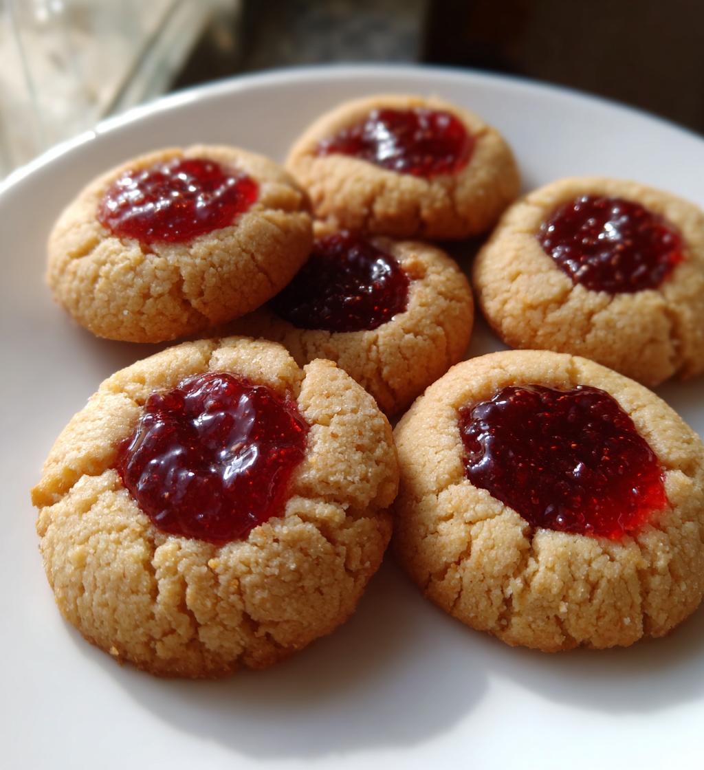 5 ingredient thumbprint cookies