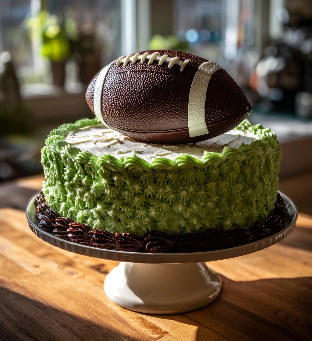 american football cake ideas