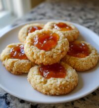 apple pie thumbprint cookies