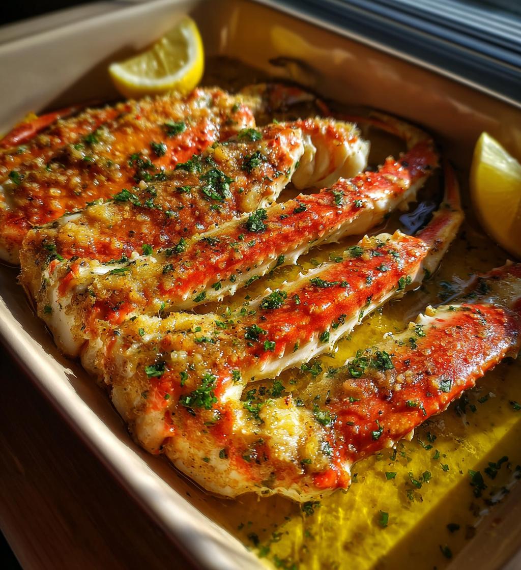 baked crab legs oven