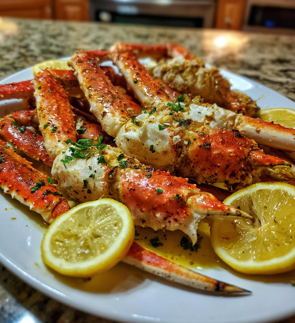baked king crab legs