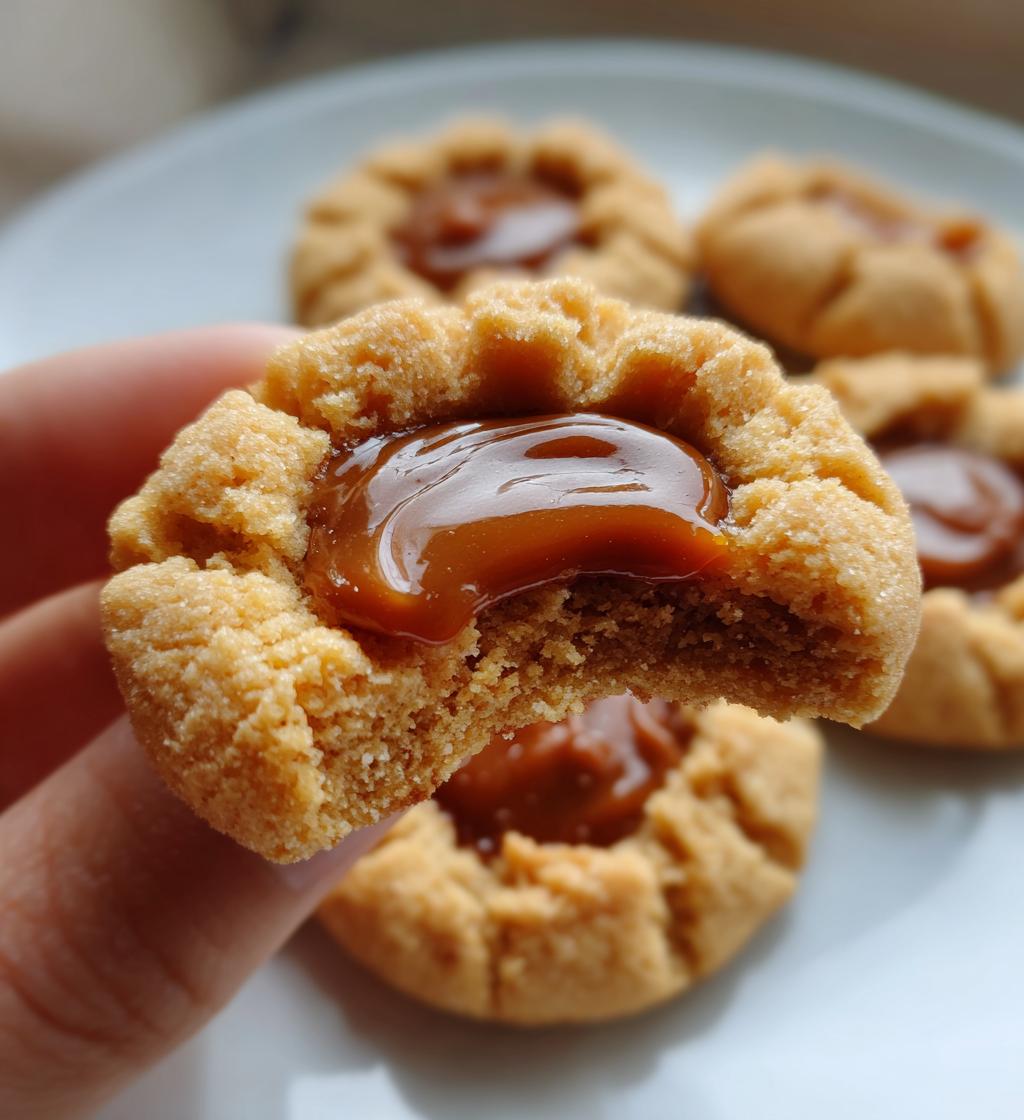 biscoff thumbprint cookies