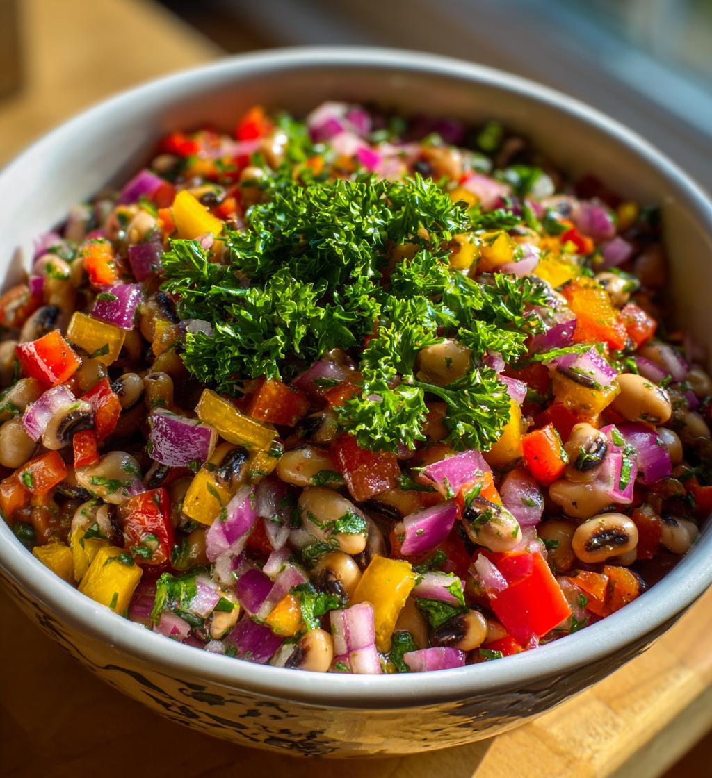 black eyed pea dip with italian dressing
