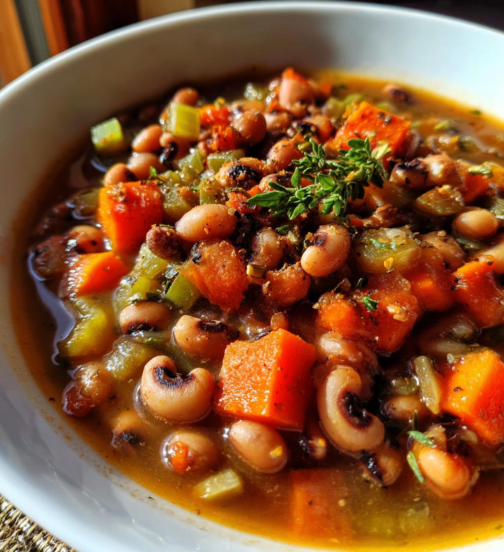 black eyed pea soup vegetarian