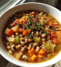 black eyed pea vegetable soup